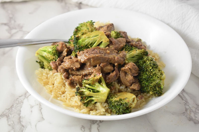 Sheet pan beef broccoli