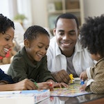 Family-playing-board-games