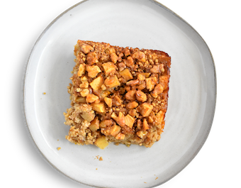 Apple Oatmeal Slice on Plate